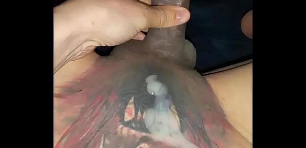  Tattooed pierced circumcised penis